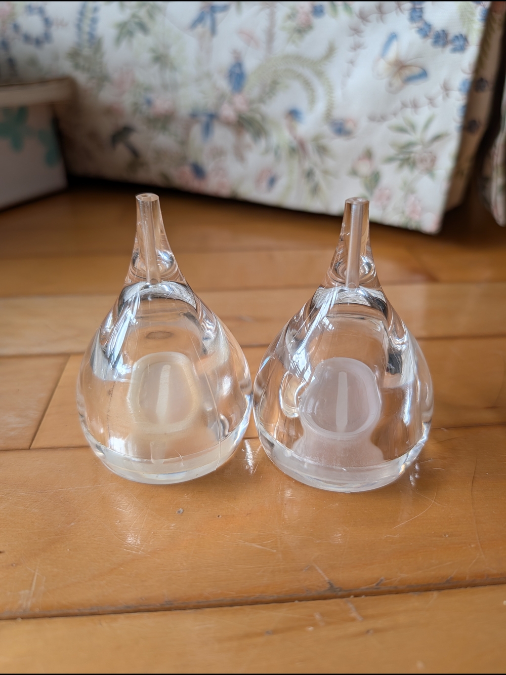 Vtg Lucite Salt & Pepper Shaker
